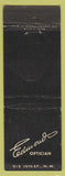 Matchbook Cover - DLR Harris Optician WORN
