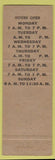 Matchbook Cover - Cliff's Barber Shop New Gloucester ME