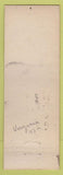 Matchbook Cover - Calvin W Childs oil gas Arlington VA
