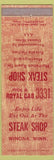 Matchbook Cover - Steak Shop Winona MN