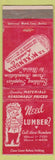 Matchbook Cover - FD McKendall Lumber Providence RI WEAR