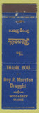 Matchbook Cover - Rexall Drug Stores Wiscasset ME