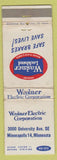 Matchbook Cover - Wagner Electric Corp Minneapolis MN WEAR