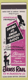 Matchbook Cover - Brass Rail Chicago IL Loop
