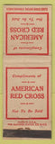 Matchbook Cover - American Red Cross WEAR