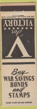 Matchbook Cover - Ohio Match Victory WWII
