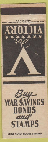 Matchbook Cover - Ohio Match Victory WWII