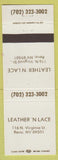 Matchbook Cover - Leather N Lace Reno NV gay bar?