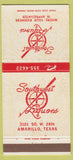 Matchbook Cover - Southwest Liquors Amarillo TX 30 Strike
