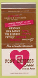 Matchbook Cover - Pony Express Lodge State Line NV 30 Strike
