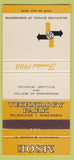 Matchbook Cover - Technology Park Milwaukee WI School of Engineering 30 Strike