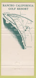 Matchbook Cover - Rancho California Golf Resort Temecula CA 30 Strike
