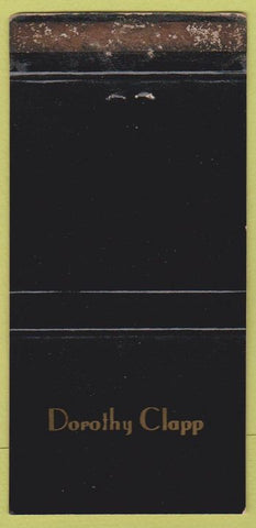 Matchbook Cover - KPOL Radio Dorothy Clapp WORN 30 Strike