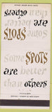 Matchbook Cover - NBC Radio Commercial Sales Bob Morrison 30 Strike