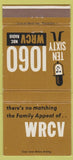 Matchbook Cover - WRCV 1060 Radio NBC 30 Strike
