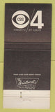 Matchbook Cover - CBS 4 TV ST Louis MO 30 Strike