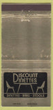 Matchbook Cover - Discount Dinettes Kitchen Furniture 30 Strike