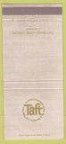Matchbook Cover - Taft Braodcasting TV Cincinnati OH WEAR 30 Strike