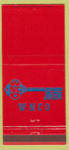 Matchbook Cover - WNCO AM FM Radio 30 Strike