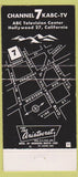 Matchbook Cover - Channel 7 Los Angeles CA ABC 30 Strike