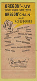 Matchbook Cover - Oregon Chain Portland OR 30 Strike