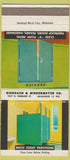 Matchbook Cover - Biersach Niedermeyer Milwaukee WI Metal Doors 30 Strike
