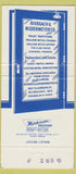 Matchbook Cover - Biersach Niedermeyer Milwaukee WI Metal Doors 30 Strike