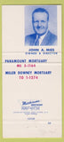 Matchbook Cover - Saint Frances Hospital Lynwood CA Ambulance Service 30 Strike