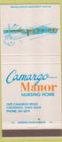 Matchbook Cover - Camargo Manor Nursing Home Cincinnati OH 30 Strike
