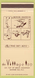 Matchbook Cover - Village Inn Banner Elk NC 30 Strike