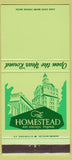 Matchbook Cover - The Homestead Hot Springs VA 30 Strike