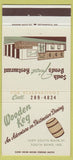 Matchbook Cover - Wooden Keg South Bend IN 30 Strike
