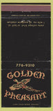 Matchbook Cover - Golden Pheasant Anaheim CA 30 Strike