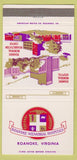 Matchbook Cover - Roanoke Memorial Hospital Roanoke VA 30 Strike