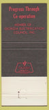 Matchbook Cover - Georgia Rural Electric Reynolds GA 30 Strike