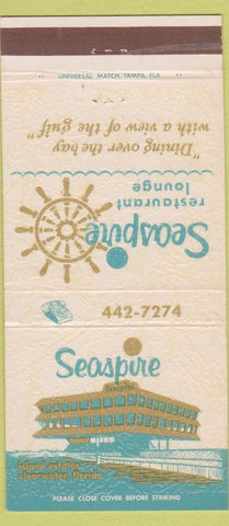 Matchbook Cover - Seaspire Restaurant Clearwater FL 30 Strike