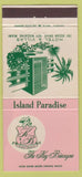 Matchbook Cover - Island Paradise Key Biscayne Miami FL WEAR 30 Strike