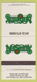 Matchbook Cover - Naismith's Minneapolis MN Target Center Timberwolves 30 Strike