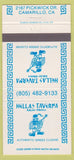 Matchbook Cover - Hellas Tavern Greek Camarillo CA 30 Strike
