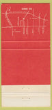 Matchbook Cover - Club Bonnie Rare El Monte CA CREASE 30 Strike