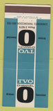Matchbook Cover - TVQ TV Brisbane Queensland Australia 30 Strike