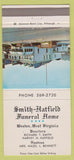 Matchbook Cover - Smith Hatfield Funeral Home Weston WV 30 Strike