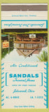 Matchbook Cover - Sandals Funeral Home Lakewood OH 30 Strike