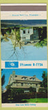 Matchbook Cover - Wiliam F Jones Funeral Home Claymont DE 30 Strike