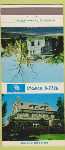 Matchbook Cover - Wiliam F Jones Funeral Home Claymont DE 30 Strike