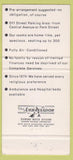 Matchbook Cover - Wiggin Funeral Home Dover NH 30 Strike