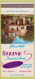 Matchbook Cover - Steine Funeral Home Decorah IA 30 Strike
