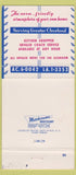 Matchbook Cover - Sandals Funeral Home Lakewood OH 30 Strike