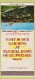 Matchbook Cover - Busch Gardens Tampa FL 30 Strike