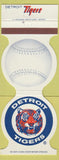 Matchbook Cover - Detroit Tigers 1983 Schedule 30 Strike
